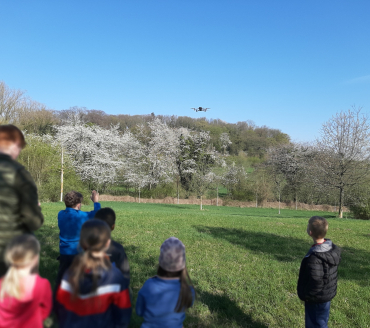 Lernort Natur Wildtierrettung mit der Wärmebilddrohne im Revier Brückrachdorf 