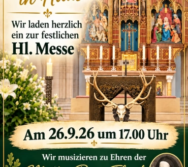 Hubertusmesse bei den Franziskanerbrüdern vom Hl.Kreuz